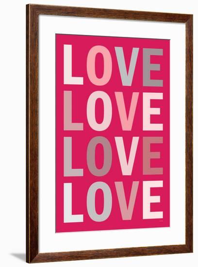 Love (Purple) Art-null-Framed Art Print