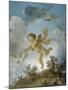 Love Reaching for a Dove-Jean-Honoré Fragonard-Mounted Giclee Print