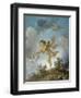 Love Reaching for a Dove-Jean-Honoré Fragonard-Framed Premium Giclee Print