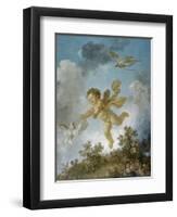 Love Reaching for a Dove-Jean-Honoré Fragonard-Framed Giclee Print