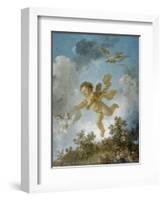 Love Reaching for a Dove-Jean-Honoré Fragonard-Framed Giclee Print