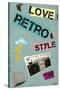 Love Retro Style-Elo Marc-Stretched Canvas