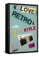 Love Retro Style-Elo Marc-Framed Stretched Canvas