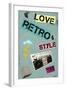 Love Retro Style-Elo Marc-Framed Giclee Print