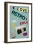 Love Retro Style-Elo Marc-Framed Premium Giclee Print