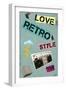 Love Retro Style-Elo Marc-Framed Premium Giclee Print