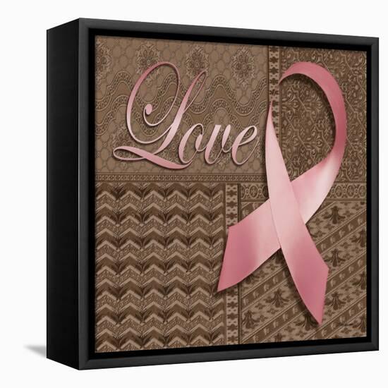 Love Ribbon-Todd Williams-Framed Stretched Canvas