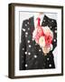 Love, Romance, Holiday, Celebration - Young Man Giving Bouquet of Flowers-dolgachov-Framed Photographic Print