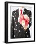 Love, Romance, Holiday, Celebration - Young Man Giving Bouquet of Flowers-dolgachov-Framed Photographic Print