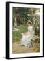 Love's Fair Garden-Wilhelm Menzler-Framed Giclee Print