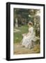 Love's Fair Garden-Wilhelm Menzler-Framed Giclee Print