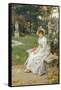 Love's Fair Garden-Wilhelm Menzler-Framed Stretched Canvas