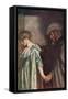 Love's Farewell by Michael Drayton-Robert Anning Bell-Framed Stretched Canvas