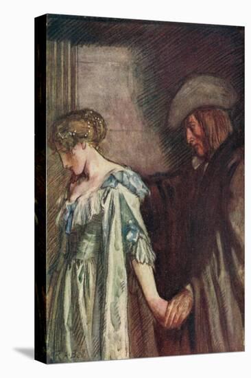 Love's Farewell by Michael Drayton-Robert Anning Bell-Stretched Canvas