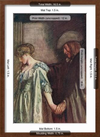 Love's Farewell By Michael Drayton' Giclee Print - Robert Anning Bell |  Allposters.com