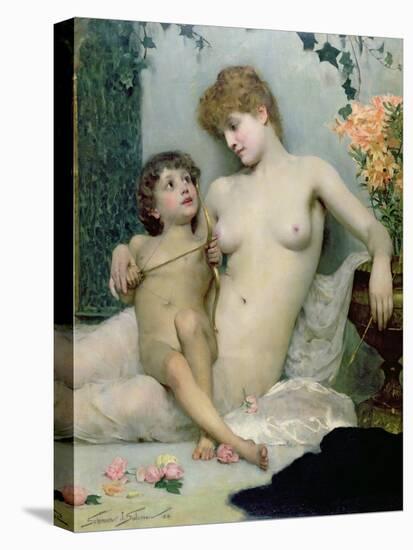 Love's First Lesson, 1885-Solomon Joseph Solomon-Stretched Canvas