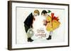 Love's Greeting Postcard by Ellen H. Clapsaddle-David Pollack-Framed Giclee Print