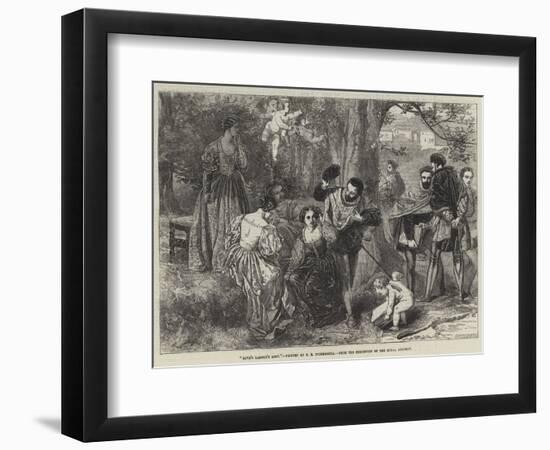 Love's Labour's Lost-Frederick Richard Pickersgill-Framed Giclee Print