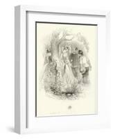 Love's Labour's Lost-Joseph Kenny Meadows-Framed Giclee Print