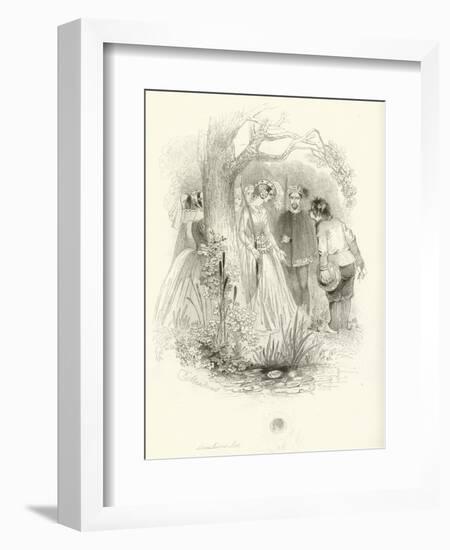 Love's Labour's Lost-Joseph Kenny Meadows-Framed Giclee Print