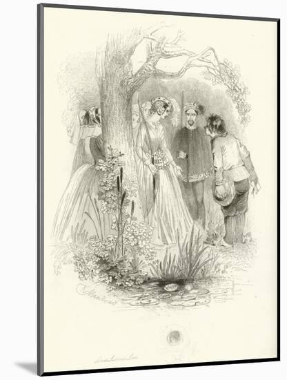 Love's Labour's Lost-Joseph Kenny Meadows-Mounted Giclee Print