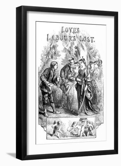 Love's Labours Lost-John Gilbert-Framed Giclee Print