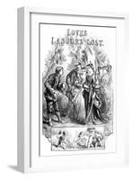 Love's Labours Lost-John Gilbert-Framed Giclee Print