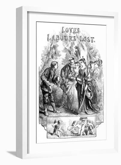 Love's Labours Lost-John Gilbert-Framed Giclee Print