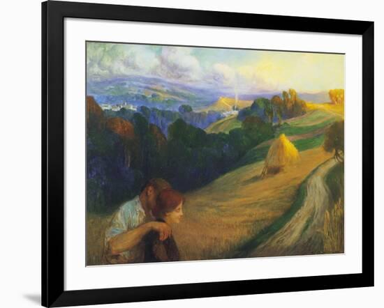 Love's Meandering Path-Michel Simonidi-Framed Giclee Print