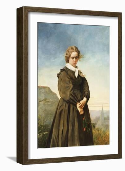 Love's Melancholy, 1866-Constant Mayer-Framed Giclee Print