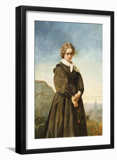 Love's Melancholy, 1866-Constant Mayer-Framed Giclee Print