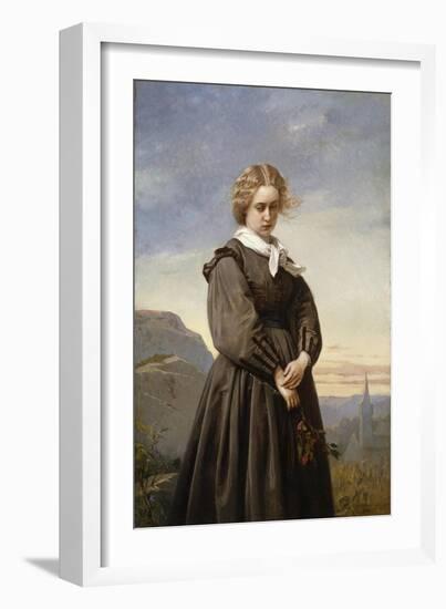 Love's Melancholy, 1866-Constant Mayer-Framed Giclee Print