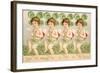 Love's Message to My Valentine Victorian Valentine-David Pollack-Framed Giclee Print