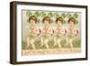 Love's Message to My Valentine Victorian Valentine-David Pollack-Framed Giclee Print