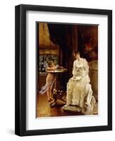 Love's Messenger-Alfred Emile Léopold Stevens-Framed Giclee Print