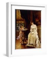 Love's Messenger-Alfred Emile Léopold Stevens-Framed Giclee Print