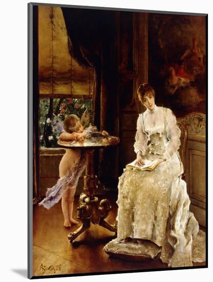 Love's Messenger-Alfred Emile Léopold Stevens-Mounted Giclee Print