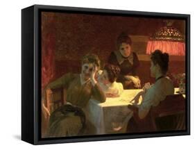Love's Oracle, c.1900-Albert Ritzberger-Framed Stretched Canvas