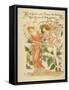 Love's Own Flower Blushing Rose, Queen of All the Garden Close Written and Drawn by Walter Crane-null-Framed Stretched Canvas