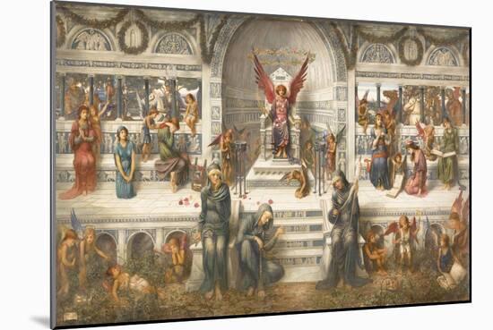 Love's Palace, 1893 (Oil on Canvas)-John Melhuish Strudwick-Mounted Giclee Print