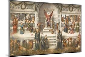 Love's Palace, 1893 (Oil on Canvas)-John Melhuish Strudwick-Mounted Giclee Print