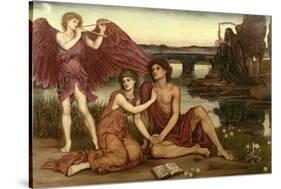 Love's Passing, 1883-84-Evelyn De Morgan-Stretched Canvas