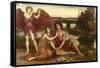 Love's Passing, 1883-84-Evelyn De Morgan-Framed Stretched Canvas