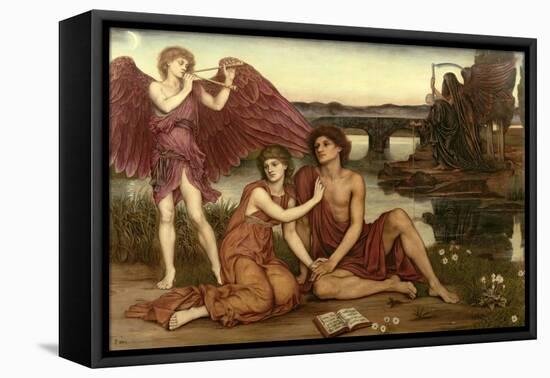 Love's Passing, 1883-84-Evelyn De Morgan-Framed Stretched Canvas