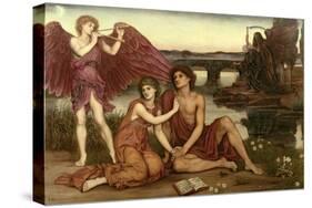 Love's Passing, 1883-84-Evelyn De Morgan-Stretched Canvas