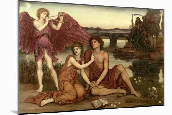 Love's Passing, 1883-84-Evelyn De Morgan-Mounted Giclee Print