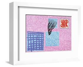 Love's Rhetoric, c.1990-Jonathan Lasker-Framed Art Print