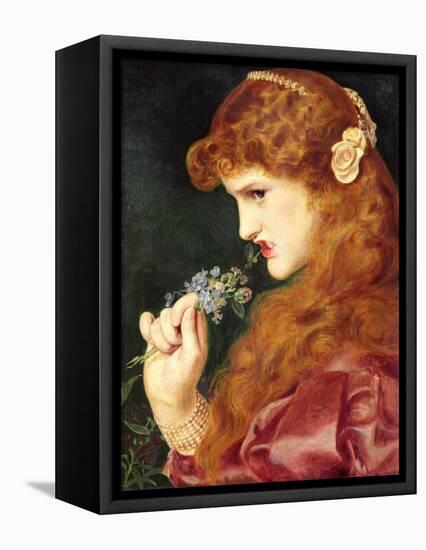 Love's Shadow, 1867-Anthony Frederick Augustus Sandys-Framed Stretched Canvas