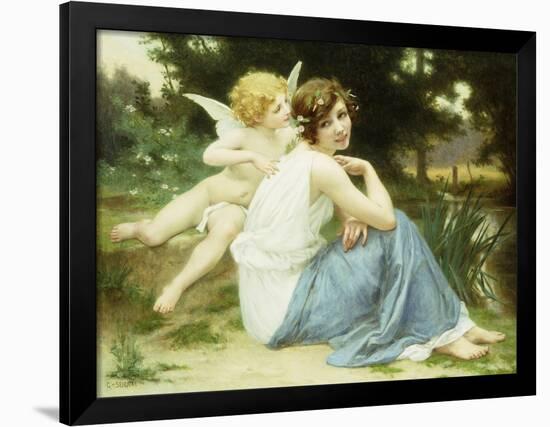 Love's Whisper-Guillaume Seignac-Framed Giclee Print