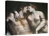 Love Scene, 16th Century-Giulio Romano-Stretched Canvas